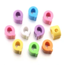 10pcs/20pcs/30pcs/50pcs Multicolored Acrylic 26 English Letters & Numbers Macaroon Beads, Alphabet Beads For DIY Jewelry Making Craft - Acrylic Beads - View 60