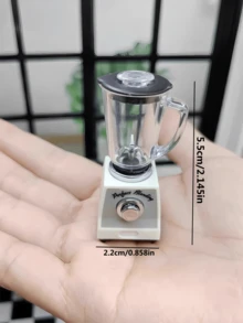 1:12 娃娃屋微型过家家配件 - 逼真榨汁机、咖啡壶、小家电装饰、娃娃屋场景、摄影道具、微型玩具 - 彩色 - 查看 2