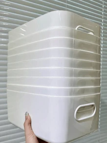 3er Set multifunktionale Aufbewahrungsboxen - geeignet für Kosmetik, Snacks etc. - Kunststoff Organizer für Küche, Bad und Schlafzimmer