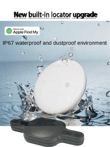 Bicycle Hidden Anti-Theft Locator, Bicycle Anti-Theft, Bicycle Locator, Outdoor Non-Stop, Group Tracking, Remote Precise Search, One-Button Calling Device, Long Lasting Battery, IP67 Waterproof, GPS Tracker Compatible With "Find My Global" Platform, Suitable For Cycling, Locating, Anti-Theft, Outdoor, Bicycle, Bicycle Accessories, Road Bike, Mountain Bike, Skateboard, Motorcycle, Pet Anti-Loss, Only Supports IOS