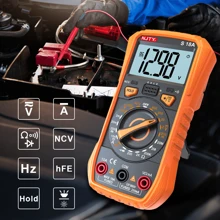 NJTY 1pc High Precision Digital Multimeter - Universal Meter With NCV Voltage Detection & Anti-Burn Protection-Manual Range For Electrictians Solving Electrical Problems