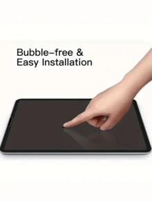 2pcs Tempered Glass Screen Protector, Compatible With Samsung/IPad// Tablet, Tempered Glass Protection, Ultra Smooth, Scratch & Shatter Resistant, Fingerprint & Water Proof, Compatible With Phone Case Screen Protection Essentials, Applicable To Daily Shield, Office, Home Pad Screen Protector Pad Accessories Shockproof Anti-Fall Anti-Fall Scratch Resistant Anti-Fingerprint Full Cover - White - View 5