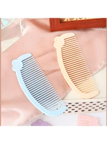 10pcs Cartoon Heart-Shaped Mini Comb, Portable Comb, Home Hair Brush, Gift Idea For Friends