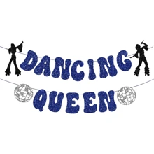 قطعة واحدة ديكورات حفلة، لافتة كرة ديسكو بريقية لحفلة مامما ميا ، ديكورات عيد الميلاد، حفل استحمام العروس، حفل الصداقة، حفل زواج