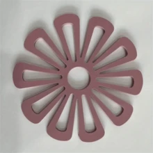 1.加厚花形盆架桌垫餐桌隔热垫防烫垫家用托盘垫花形防滑茶杯垫 - 彩色 - 查看 16