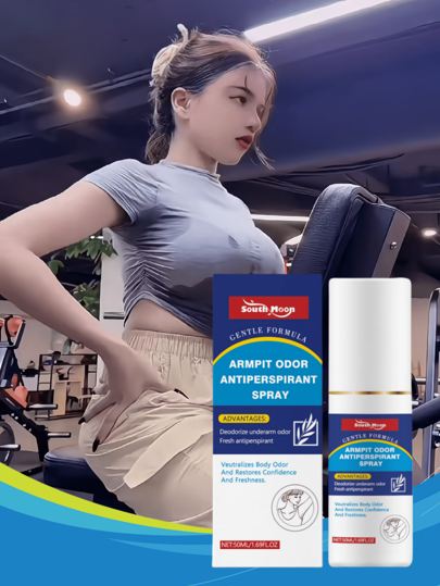 Deo-Spray gegen Schweißgeruch und Gerüche für die Achselhöhle - tragbares Design, nicht klebrig, frischer Duft, eliminiert Gerüche, hält die Achselhöhlen trocken und angenehm, genießen Sie einen frischen und duftenden Sommer