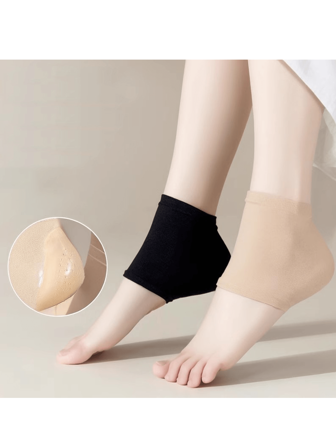 1/2/4 paar enkelcompressiekousen, ademende polyester voetbandage voor hardlopen, fietsen en fitness, gel achillespeesbeschermer, unisex dagelijkse voetverzorgingsoplossingen enkelband gym gymaccessoires