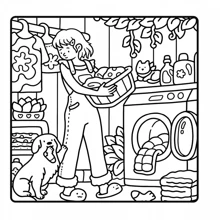 Un libro para colorear sobre momentos acogedores, adecuado para amigos, parejas y familias, excelente para reuniones, el Día de San Valentín, cumpleaños y otras festividades. Incluye materiales para pintar y estudiar, 22 páginas. Vuelta al cole