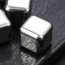 Summer Quick-Freeze 304 Stainless Steel Ice Cubes, Quick-Freeze Ice Stone Set, Metal Ice Nuggets For Wine, Whiskey, Bar