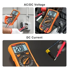 NJTY 1pc High Precision Digital Multimeter - Universal Meter With NCV Voltage Detection & Anti-Burn Protection-Manual Range For Electrictians Solving Electrical Problems