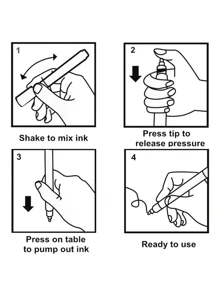 Antiox idationsstift zur Reparatur, ergänzende Farbe Weiß zu gelb Schuhweißer Reinigungswerkzeug, schwarzer Schuh ergänzende Farbstift