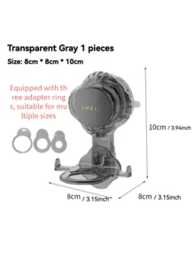 1pc Multi-Layer Slip-Resistant Plastic Shower Caddy | Minimalist White Square Waterproof Bathroom Storage Rack, Organizer For Home - Multicolor - View 12