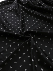 New Stylish Men's Casual Sleepwear Robe, Ditsy Floral, Minimalist Design, Tie-Waist, Made Of Woven Fabric