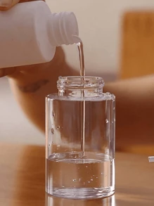 Przezroczysta butelka z prasą, wielokrotnego użytku, dozownik z pompką Push Down, pusty pojemnik na kosmetyki i aceton, butelka podróżna z pompką, akcesoria podróżne, niezbędne rzeczy do łazienki w akademiku, niezbędne rzeczy do podróży, organizer podróżny na plażę, wakacje letnie, powrót do szkoły