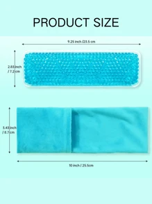 1 pieza Almohadilla de enfriamiento perineal - 7 x 23.5 cm - Paquete de hielo con perlas de gel con cubierta de cloruro de polivinilo para alivio posparto, compresa caliente y fría para mujeres después del embarazo y el parto, alivio del embarazo | Ajuste cómodo | Textura suave, regalo ideal posparto para Navidad/Halloween, regalo para maternidad