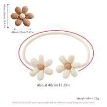 1 pièce Serre-rideaux de fenêtre floral et minimaliste de bande dessinée, fixation de rideau créative sans perceuse, corde de fixation de moustiquaire 3D convenable pour usage domestique
