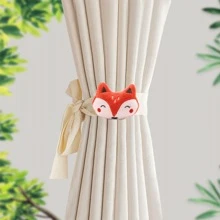 1 pièce Serre-rideaux de style nordique 3D, accessoires décoratifs de fleurs pour rideaux de chambre d'enfant/de voiture, cordons de rideaux simples, frais et mignons