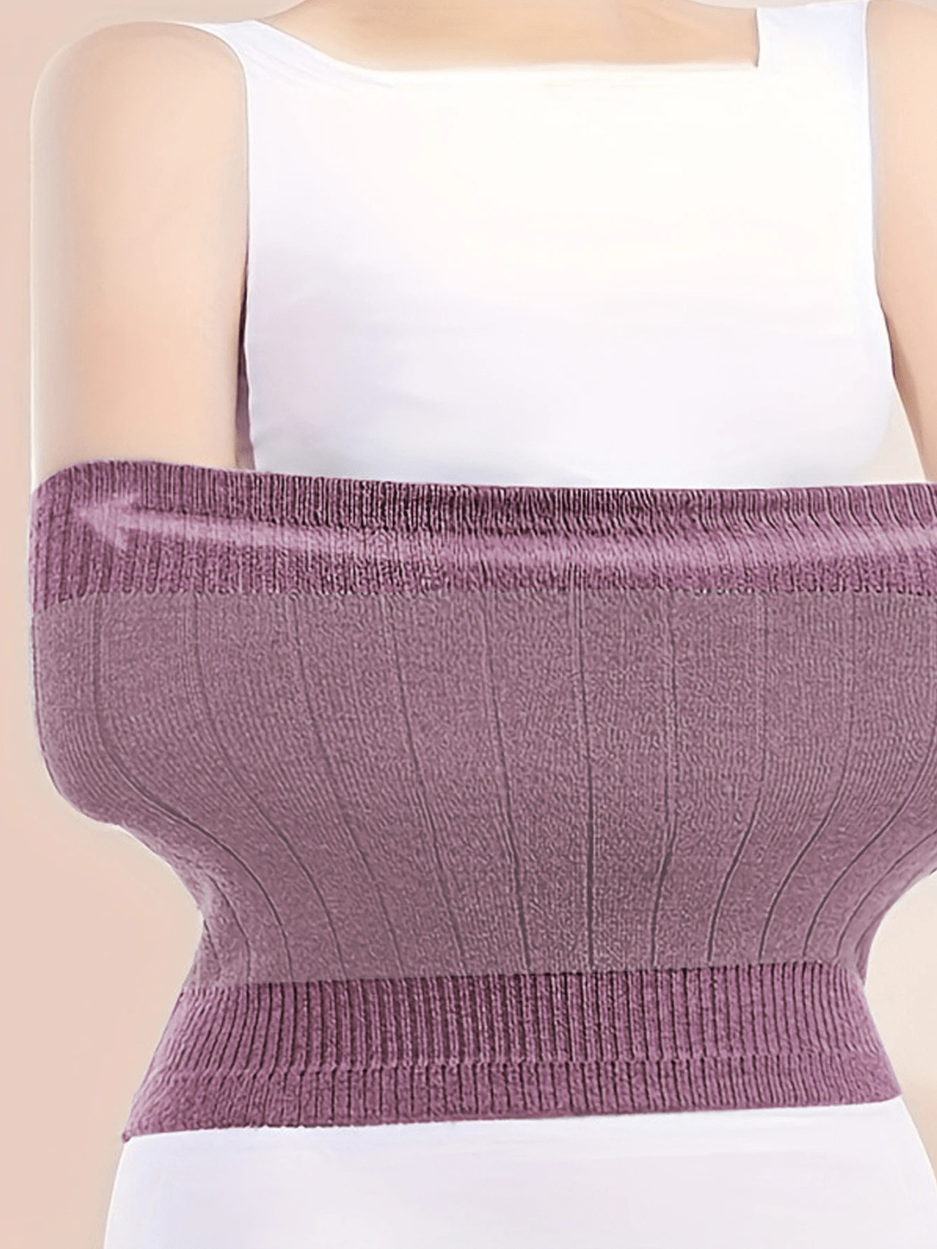 1 pièce Ceinture amincissante réglable, convient aux femmes de 50 à 70 kg, protection abdominale chaude, récupération post-partum, soutien de la taille - Lilas - Voir 1