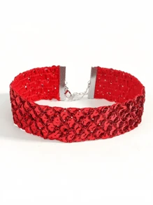1 pieza Gargantilla sexy, adecuado para fiestas, citas, regalos del Día de San Valentín, apropiado para uso diario, regalos del Día de San Valentín, Día de la Madre