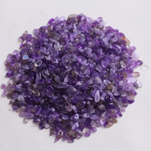 50g/100g/200g Natural Amethyst Chips Stone Chips,Raw Chips,Crystal Chips,Loose Undrilled Tumbled Natural Stones,DIY Make Art Craft Supplies - Purple - View 3