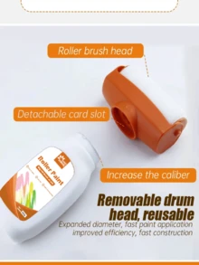 500g Pintura de látex inodora a base de agua, adecuada para cubrir grafitis en paredes, reparación y renovación de paredes, cubrir grafitis y manchas, también puede cambiar el color de la pared, la mejor opción para eliminar manchas en la pared, un gran regalo para familiares y amigos - Unitalla - Ver 5