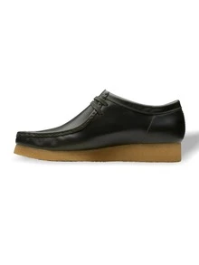 Clarks Wallabee Forest Green Lea - Forest Green  Leaf - View 4