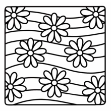 Libro para colorear de patrones cómodos: Para adultos y niños, audaces y fáciles, diseños simples y grandes para relajarse con patrones acogedores y mandalas preciosos (Colorear audaz y fácil), Día de la Madre, Regalo para mamá, Vuelta a la escuela, Útiles escolares - libro de bolsillo - Ver 2