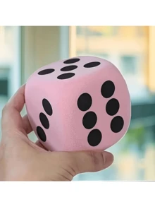 6pcs Soft Foam Dice For Fun - Ideal Gift For Birthday, Party Games (Random Color) - Multicolor - View 7