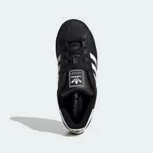 Adidas Originals Superstar II Shoes For Women, Shell-Toe Casual Activewear Sneaker For Daily Wear, Minimalist Low Top Sneaker For School And Workday Chic, Color Block Sneaker For Women's Fall Outfits, Black And White Shoe For Skate Outfits - 核心黑 / 雲白 / 核心黑 - 查看 7