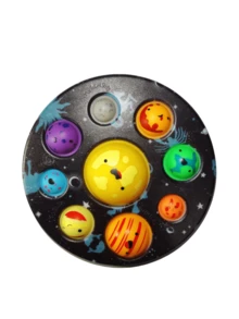 Stress Relief Toy - Happy Planet Bubble Pop Toy - Multicolor - View 5