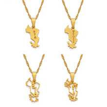 1pc 2.5cm Mayotte Pendant Necklaces For Women Girls Mamoudzou Mahore Jewelry