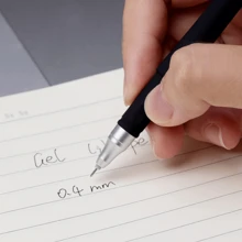 30-Pack 0.5mm Fine Point Gel Pens, Black Ink Ballpoint Pen Set, Smooth Writing For Office, Business Signature, Exam Writing Pen