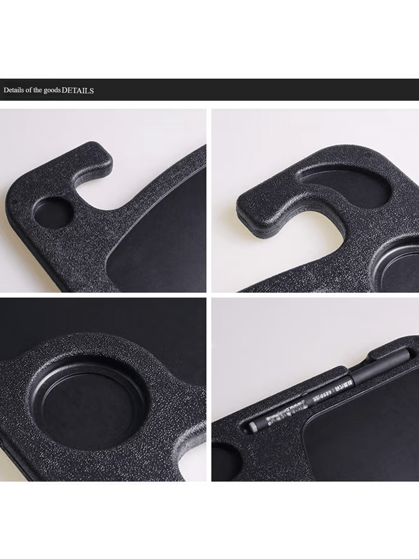 Car Laptop Desk, Multi-Function Chair Back Dining Table, Steering Wheel Table Board For Laptop & Tablet - Multicolor - View 7