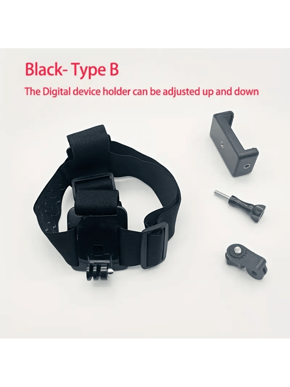 Adjustable Head-Mounted Mobile Phone Camera Fixing Bracket First-Person Perspective Shooting Camera Live Broadcast