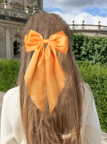 1/10/20Pcs Random Color Hair Bows With Long Tail Bow Hair Clips Elegant Hair Ribbon Hair Accessories For Women Daily Wear Suitable For Many Occasion Valentine's Day Valentines,Hair Barrettes Claw Clips