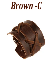 Yanxyad Black Punk Rock Style Three Layered Bracelet Wide PU Leather Wristband Bracelet For Men Women, Punk Leather Cuff Bracelet, Vintage Braided Leather Wristband Women Men Bracelet Sets