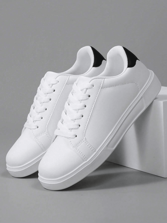 男女系带休闲运动鞋，时尚低帮硫化鞋，百搭软底一脚蹬鞋，防滑耐用，尺码 36-45