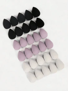 20pcsRandom Color Shape Makeup Sponge Set, Facial Beauty Sponge For Liquids, Creams And Powders, Multi-Color Makeup Sponges, Latex-Free Dry And Wet Dual-Purpose Foundation Cream, Suitable For All Skin Types, Christmas Gifts, Simple And Beautiful, Easy To Carry