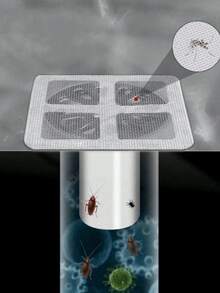 50 Stücke/30 Stücke/10 Stücke/3 Stücke Abflussfilter-Abdeckung für Haarpfropfen, Einweg Dusche Abfluss Haareinfang, Einweg Dusche Haareinfang, Bodenablauffilter Netzmatte, Haarpfropfen für Badewannen, Badaccessoires, Küche, Bad, Haushalt, Haushaltsartikel