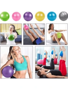 25cm Thick Mini Yoga Ball, Inflatable Pilates Small Fitness Ball
