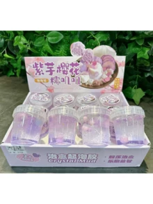 Nuevo balde grande de slime de alta calidad y transparencia, balde de slime jumbo desmontable y no pegajoso, slime decorativo - Multicolor - Ver 10