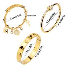 Set de 3 piezas/1 set de Multi-Colgante y Pulsera de Acero Inoxidable, con diseño de tornillo y estilo de flor de ciruelo con circonita cúbica, adecuado para uso diario y como regalo, en todas las estaciones