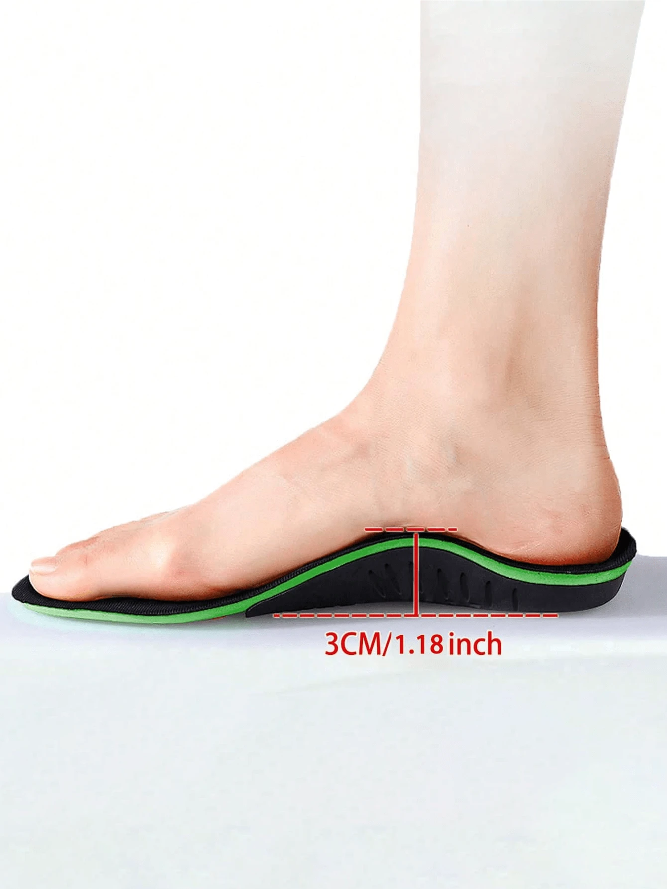 1 Cặp Đế Giày EVA Unisex, Đệm Đàn Hồi Cao Cho Đi Bộ Đường Dài Ngoài Trời, Thiết Yếu Thể Thao - đế xanh - Xem 1
