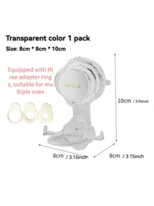 1pc Multi-Layer Slip-Resistant Plastic Shower Caddy | Minimalist White Square Waterproof Bathroom Storage Rack, Organizer For Home - Multicolor - View 11