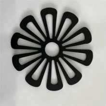 1.加厚花形盆架桌垫餐桌隔热垫防烫垫家用托盘垫花形防滑茶杯垫 - 彩色 - 查看 15