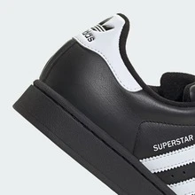 Adidas Originals Superstar II Shoes For Women, Shell-Toe Casual Activewear Sneaker For Daily Wear, Minimalist Low Top Sneaker For School And Workday Chic, Color Block Sneaker For Women's Fall Outfits, Black And White Shoe For Skate Outfits - 核心黑 / 雲白 / 核心黑 - 查看 11