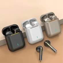 Nouveaux écouteurs Bluetooth sans fil de haute qualité J18 de 200 mAh avec réduction de bruit TWS intra-auriculaires stéréo sport universels pour smartphone
