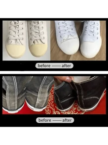 Antiox idationsstift zur Reparatur, ergänzende Farbe Weiß zu gelb Schuhweißer Reinigungswerkzeug, schwarzer Schuh ergänzende Farbstift