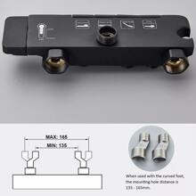 Matt Black/Gun Grey Shower Mixer Complete Set Shower Set With Fitting Shower System With Thermostat Rain Shower System With Shower Head Shower Fitting With Thermostat