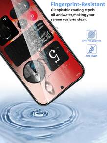 4pcs Tempered Glass Screen Protector, For Xperia, For Pixel, For Nothing Phone, High Definition Display, Anti-Shatter, Anti-Fingerprint, Smooth, Easy Installation